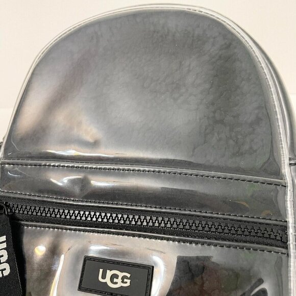 UGG Womens Black Mini Backpack Clear Flaws - Picture 10 of 16